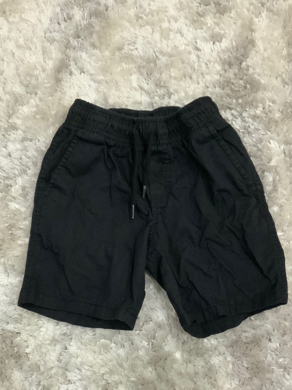 Cat & Jack Black Elastic Waist Athletic Shorts